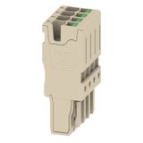 Plug (terminal), SNAP IN, 2.5 mm², 24 A, 800 V, Number of connections: