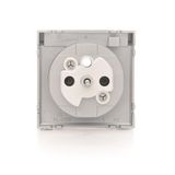 Double two-way switch without pictogram, 10AX, black matt