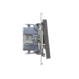 LED light indicator - green light, cream white/electro white