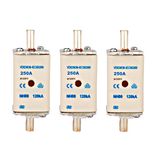Set consisting of 3 NH fuses 250A 690V