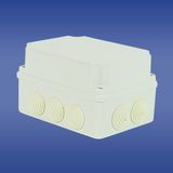 Hermetic box with glands
