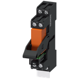 Plug-in relay complete unit 115 V AC, 2 CO, LED module red standard plug-in base
