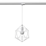 HANGING LAMP 3 PHASE GASPARE WHITE E27 4000K 7.5W 690LM