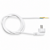 SCHUKO Plug Cable 3m, 3×1.0mm², 16A 250V~Max:3680W, IP20 White