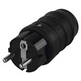 Rubber Plug  for extension cord, black