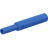 4 mm socket, screw connection, 2.5 mm², mounting Ø 9.6 mm, CAT II/CAT III, blue, 66.2054-23