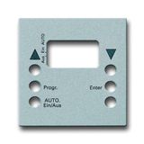 Busch-Blind control II, Control elements future® linear, Cover, Busch-Wind and sun blind switch, aluminium silver