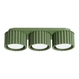 Ceiling lamp AURA 3 olive green Gx53