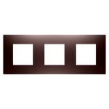 EGO INTERNATIONAL PLATE - IN PAINTED TECHNOPOLYMER - 2+2+2 MODULES HORIZONTAL - COPPER - CHORUSMART