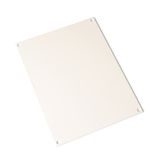 UBP1008ZW | Mounting plate For sizes 10.0x8.0 (HxW) in