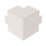 AXM AE11065 blc  Outer corner, LEH, 130x110x130, pure white Polycarbonate/Acrylonitrile butadiene styrene