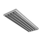 MODUS LLL8000, 4x LED ,  1210mm, matt AL louvre , surface, LED 840, NONSELV 550mA