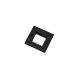 1G WALL PLATE / HORIZONTAL / NO INFILLS / WITHOUT LOGO / BLACK