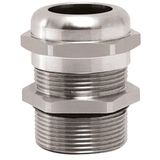 Cable Gland with slats EMC stainless steel M32 Long Metallic Raw color