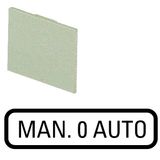 397SQ25 Insert label, HAND 0 AUTO