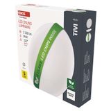 LED ceiling luminaire TIVI, A CLASS, round white 12.5W, IP44, Neutral White
