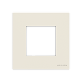Frame 1-gang / 2-modules - IP44 - White