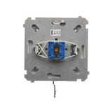 Two gang switch, (module), 16AX, Screw, white