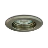 PANLUX Luminaire PPD-R50/NB 50W GU5.3 12V halogen ceiling fixed IP20 brushed stainless steel
