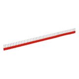 Insulated wire end ferrule, 1.0 mm², 14 mm/8 mm long, DIN 46228/4, red, ST9718