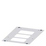 Roof plate for module inserts IP30, D: 600mm W: 400mm