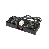 Roof Fan-unit 2 fan for S-RACK, analog thermostat, RAL9005