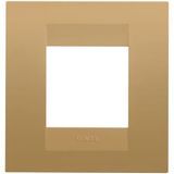 GEO INTERNATIONAL PLATE - IN PAINTED TECHNOPOLYMER - 2 MODULES - GOLD - CHORUSMART