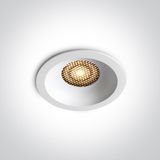 10114DH/W/V WHITE 14W CCTV HONEYCOMB IP20 230V DARK LIGHT