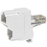 L1-L2 telephone doubler