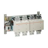 Four-pole contactor, IEC operating current Ith (AC1) = 1250A, AC coil, 110...125VAC