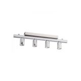 RALLONG IV ceiling base chrome 230V LED E27 4x15W