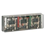 3-phase + neutral 3 CT connection, input/output rear connection cables