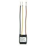 Control module for mains decoupler, light control, black