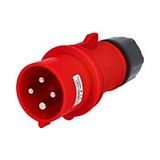 Plug 13302 32A/400V 4P IP44 6h