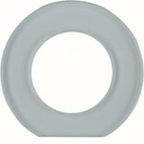 Glass end frame, clear glossy