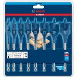 EXPERT Self Cut Speed Spade Drill Bit Set 12/16/18/2/22/25/28/32 mm 8-pc