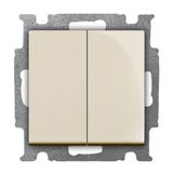 Switch Basic 55 2-way 1+1 cream tactile