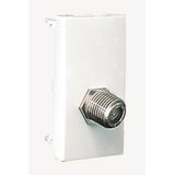 MOD W/1 COAXIAL TYPE F CONNECTOR-1 MOD WHIT