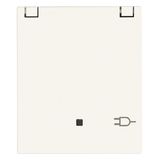 2P+E 16A FR SICURY socket outl.+cov.whit
