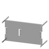 Mounting plate 3VA20 (100 A), 3-pole, 8US setup, H: 400 mm W: 800 mm