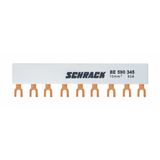 3-phase Busbar for 3xBE5, 45mm fork type (The price is shown without markup on metals. Request a quote for accurate information)