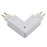 L-shaped connecting connector for single-color LED strips 8 mm