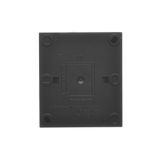 Double socket outlet without earthing, with shutters, (module), Simon 24, IP20, 16A, white