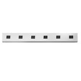MODUS EPS6000, white rectangle 1530x225mm, 6x4 black optics, lenses 80°, LED 830