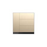 KNX pushbutton switch 8-fold, brushed bronze