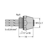 Accessories for Fieldbus Systems Mounting Receptacle   FKW4.54-0.5