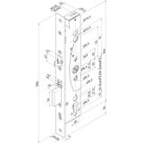High-security lock, microswitch 409X202PZ