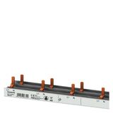 compact Pin Busbar, 10mm2 connection: 1p/N AFDD 5SM6 + compact device 1 MW + auxiliary