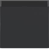 Rocker single, text field, A.x/C.x, night black matte
