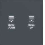 KNX pushbutton cover, single-position, with backlight, A.x/C.x, anthracite
